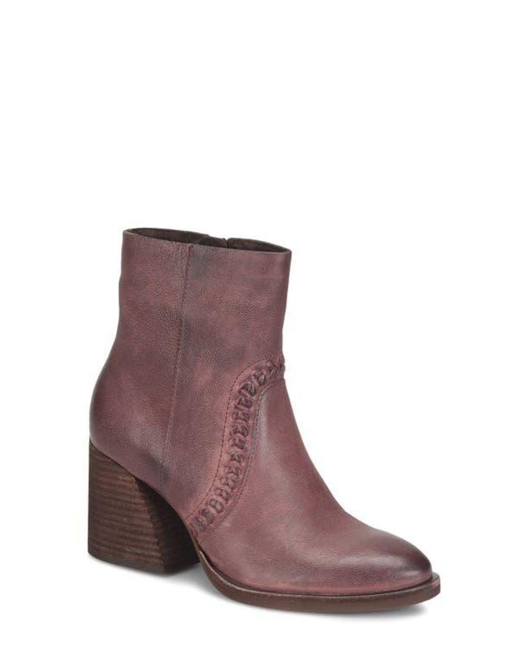 Kork-Ease Purple Shilo Block Heel Bootie