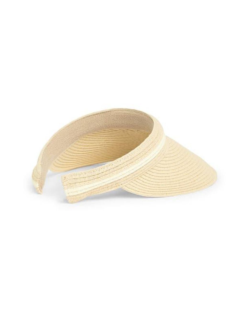 Nordstrom Rack Natural Straw Visor Hat