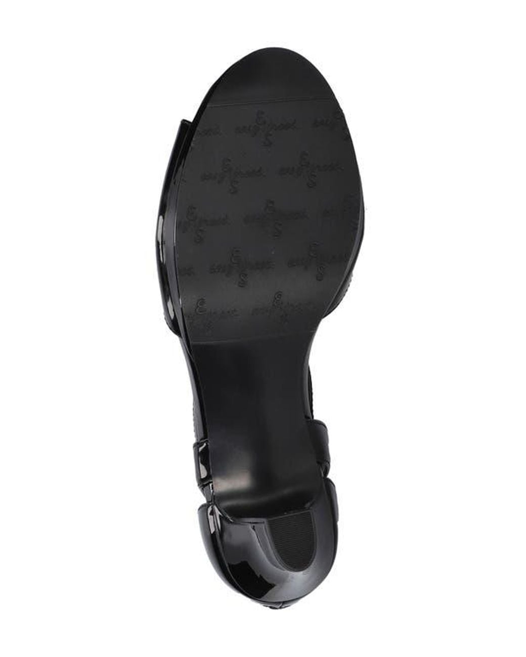 Easy Street Black Flash Sandal
