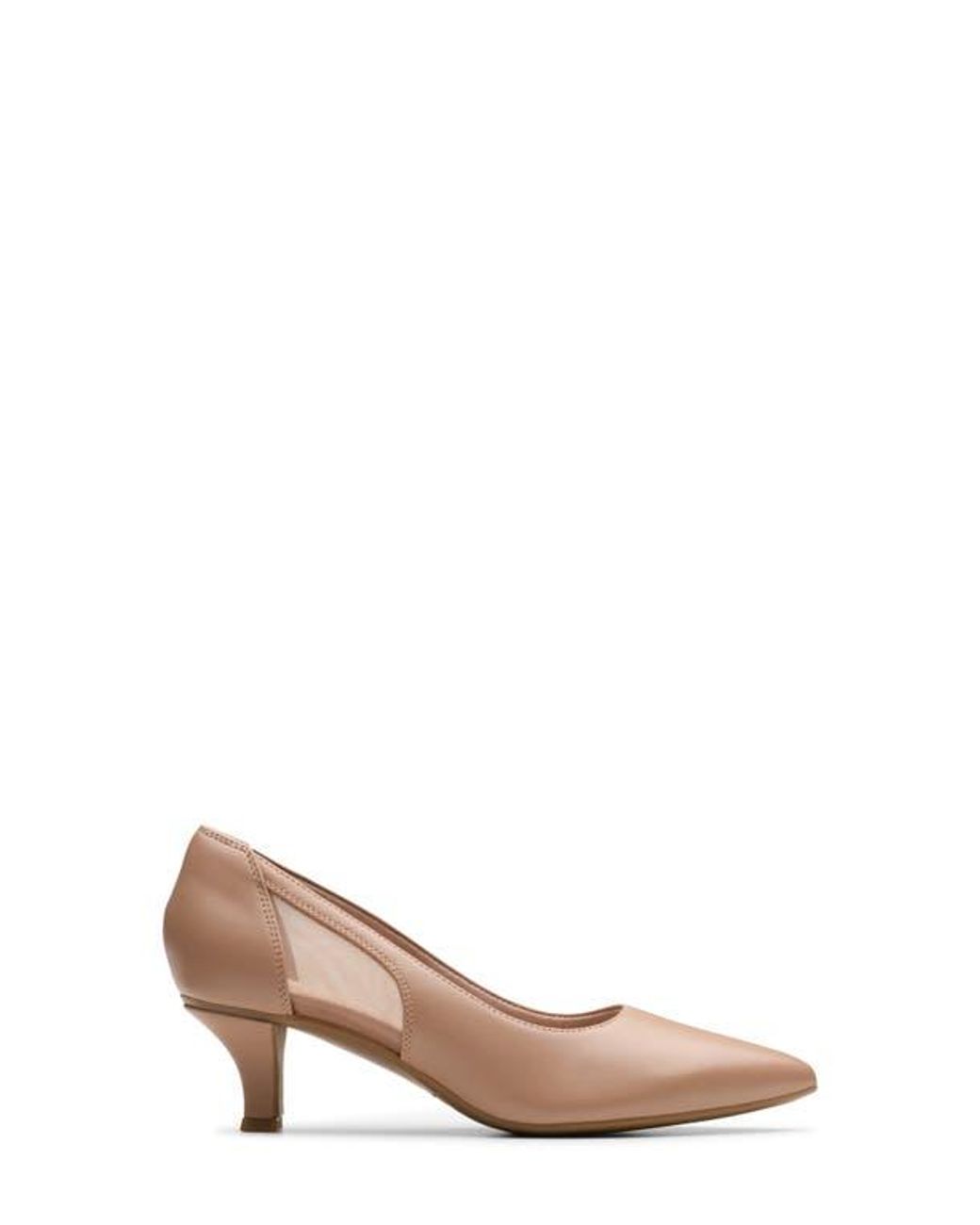 Clarks Natural Kepley Cora Pointed Toe Pump