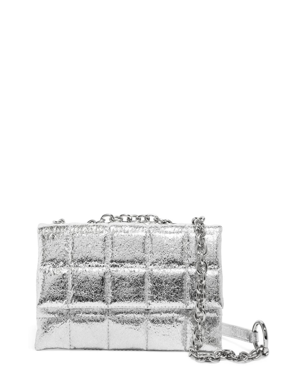 House of Want Small How We Slay Vegan Leather Shoulder Bag in Gray Lyst