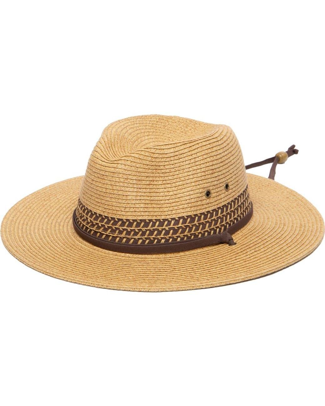 San Diego Hat Natural Ultrabraid Outback Hat for men