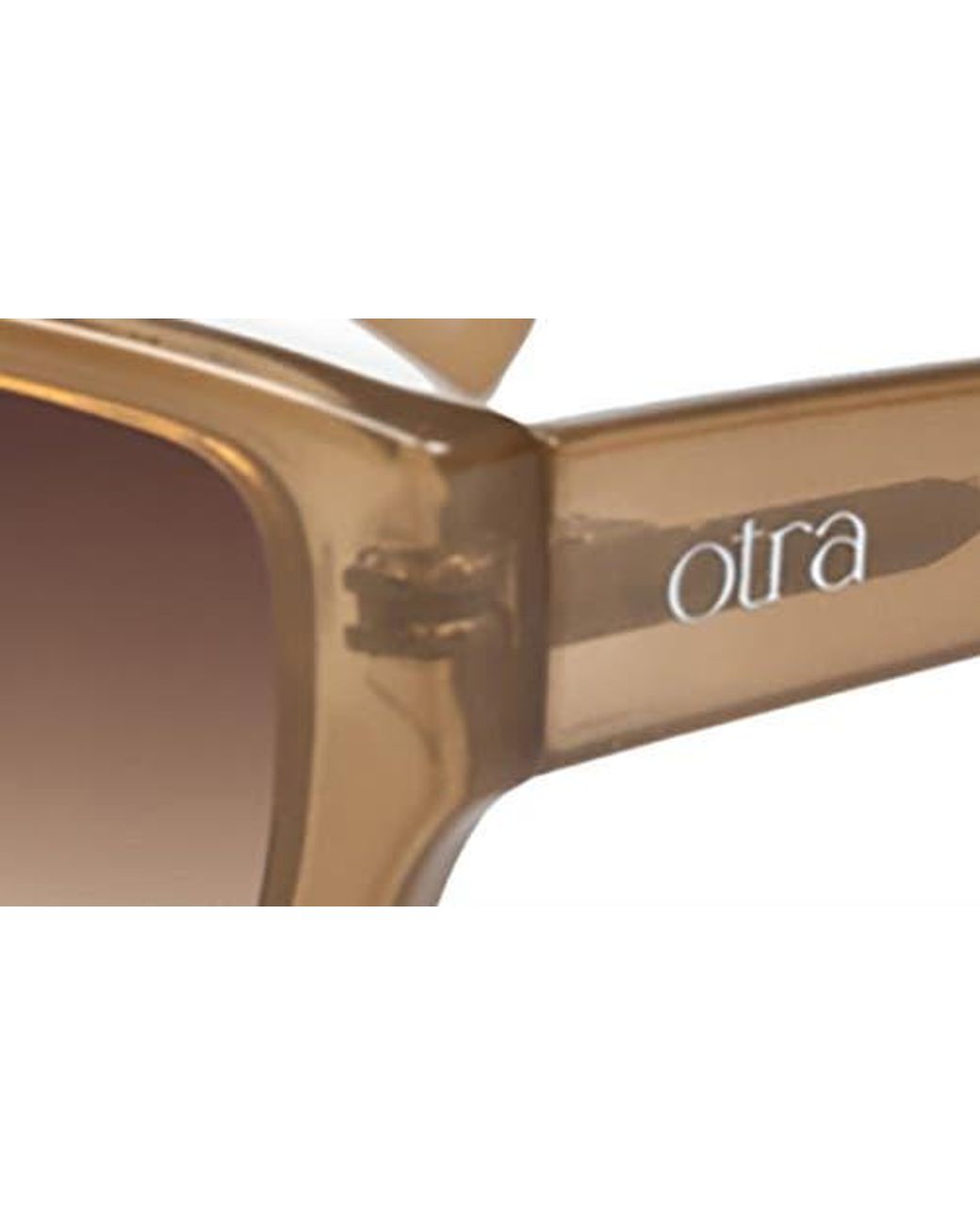 OTRA EYEWEAR Brown Mabel Rectangular Sunglasses for men