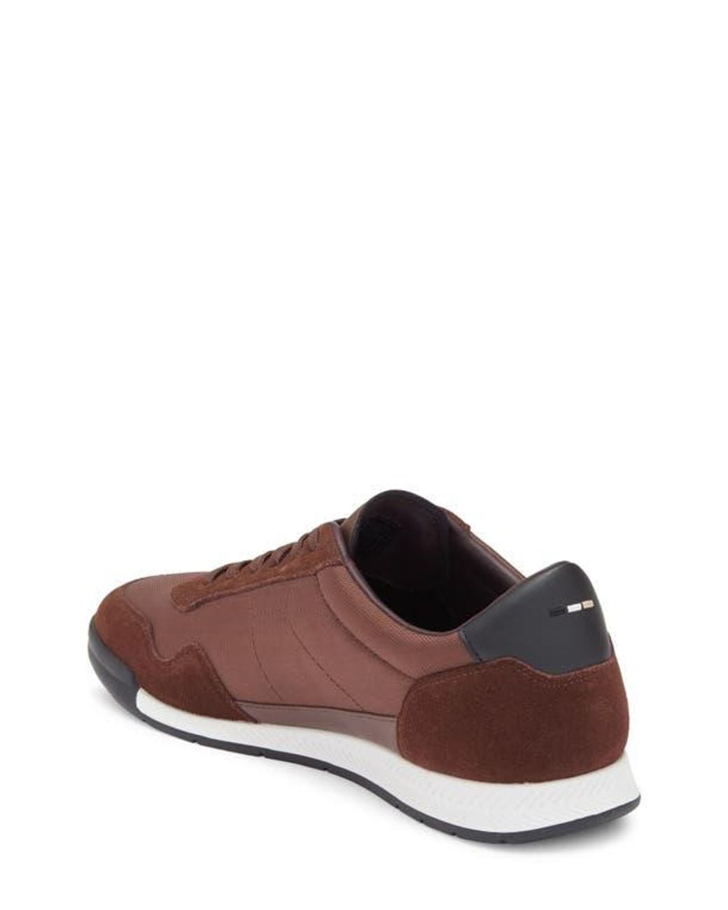 Boss Brown Titanium Low Top Sneaker for men