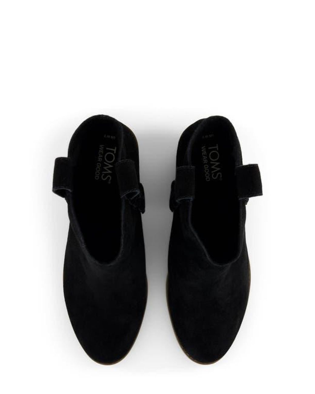 TOMS Black Constance Braid Bootie