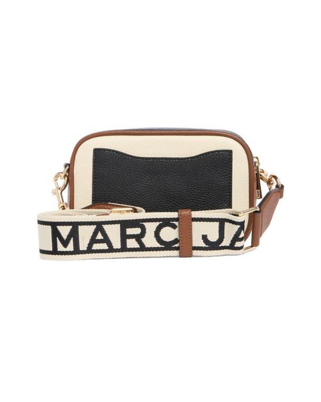 【MARC JACOBS】★ショルダーバッグ★ Two Tone Camera Bag Marc Jacobs Two Tone Camera Crossbody Bag in Natural | Lyst