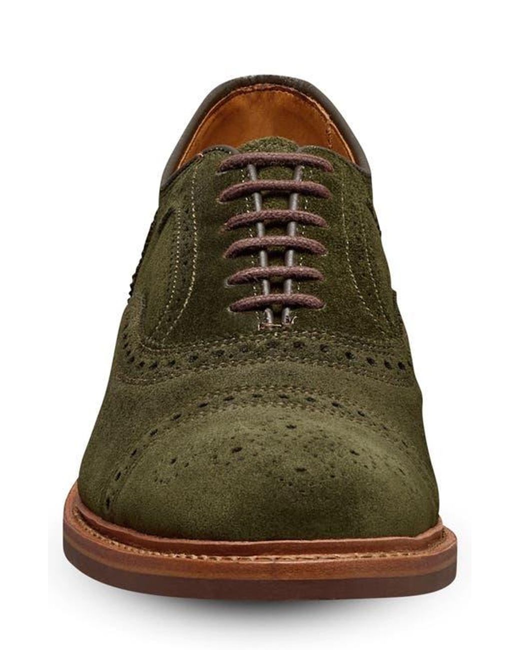 Allen Edmonds Brown Strandmok Cap Toe Oxford for men