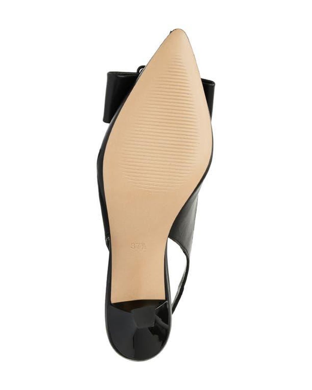 Bruno Magli Black Mona Pointed Toe Slingback Pump