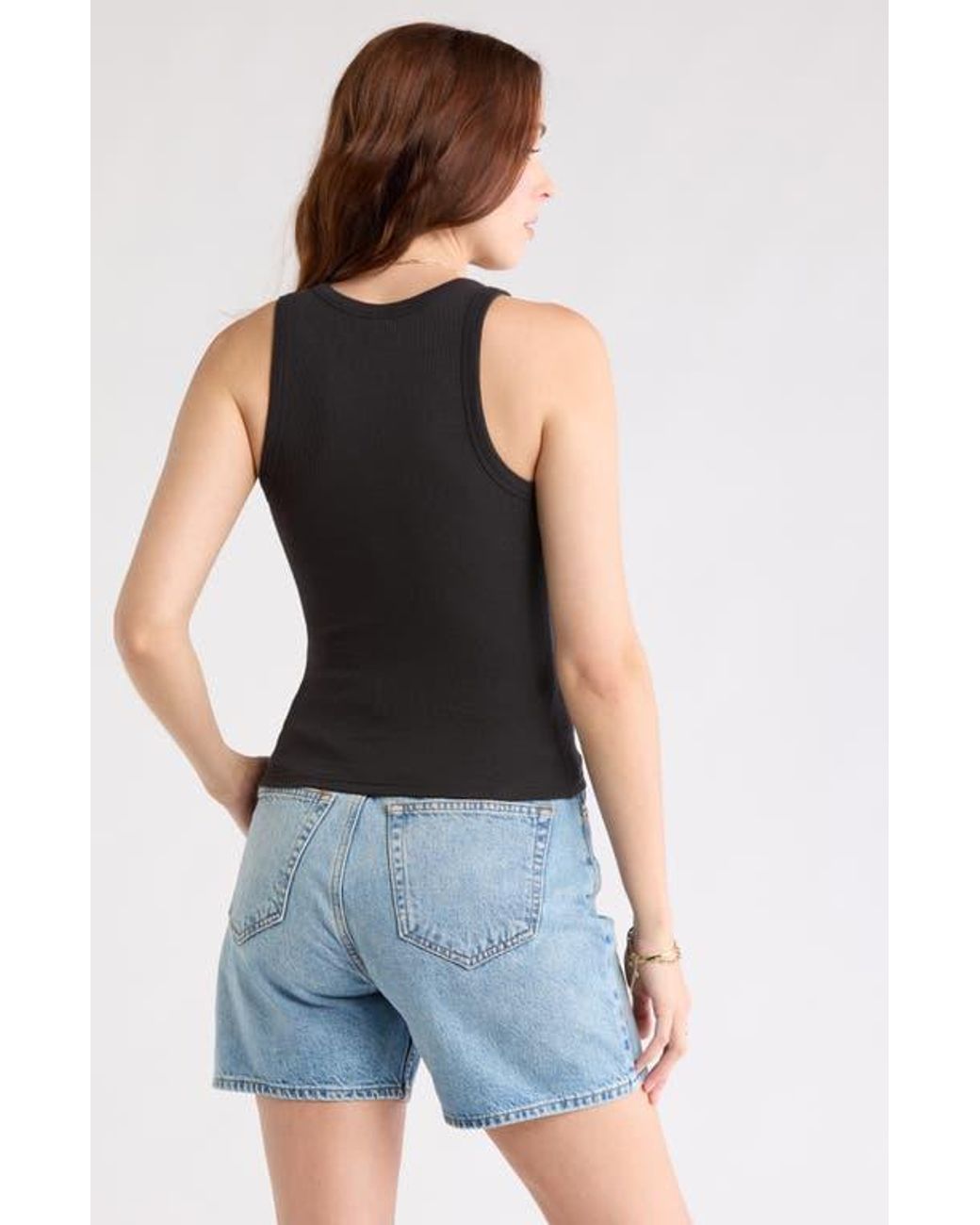 Abound Black Rib Tank