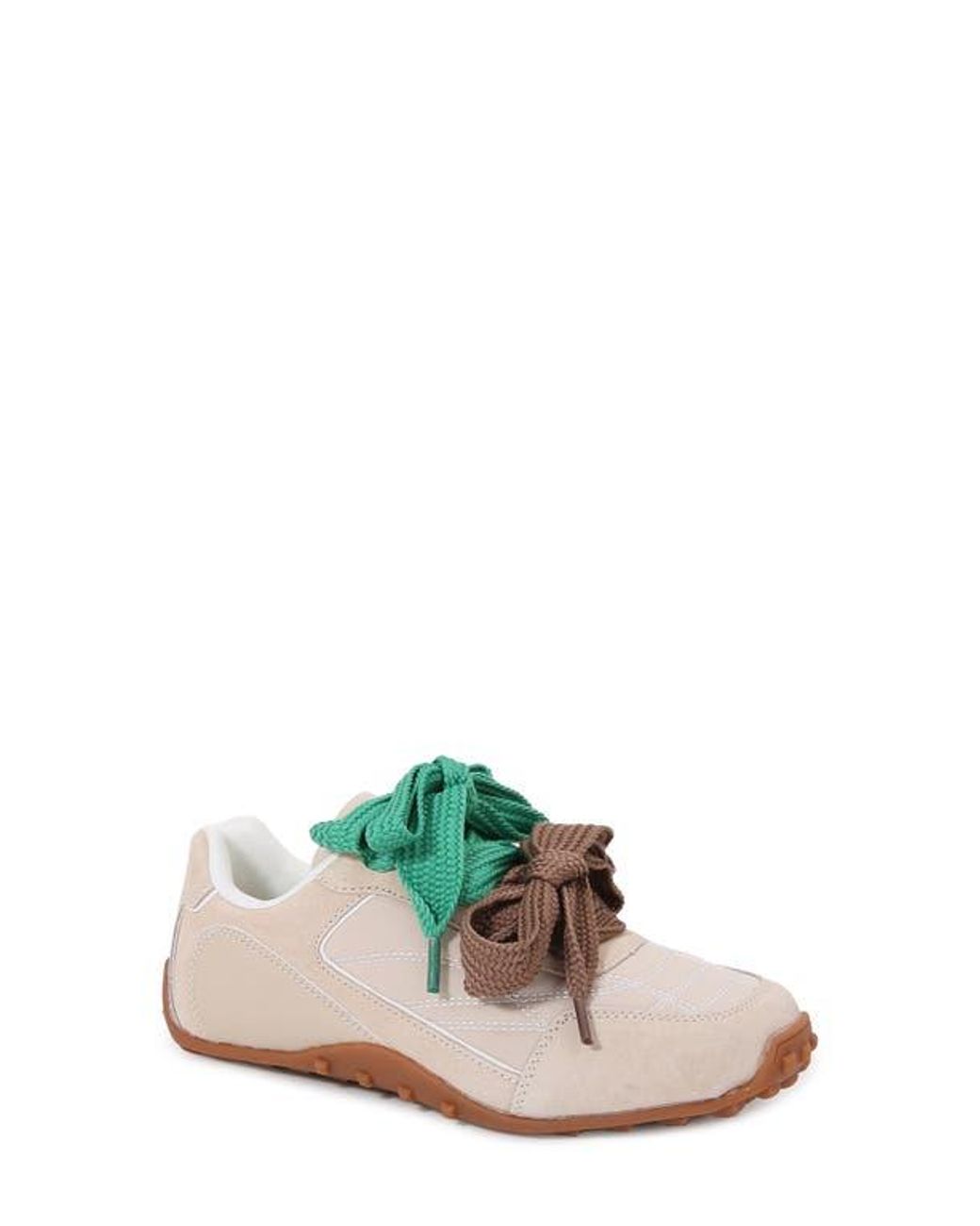BERNESS Green Ribbon Lace Sneaker