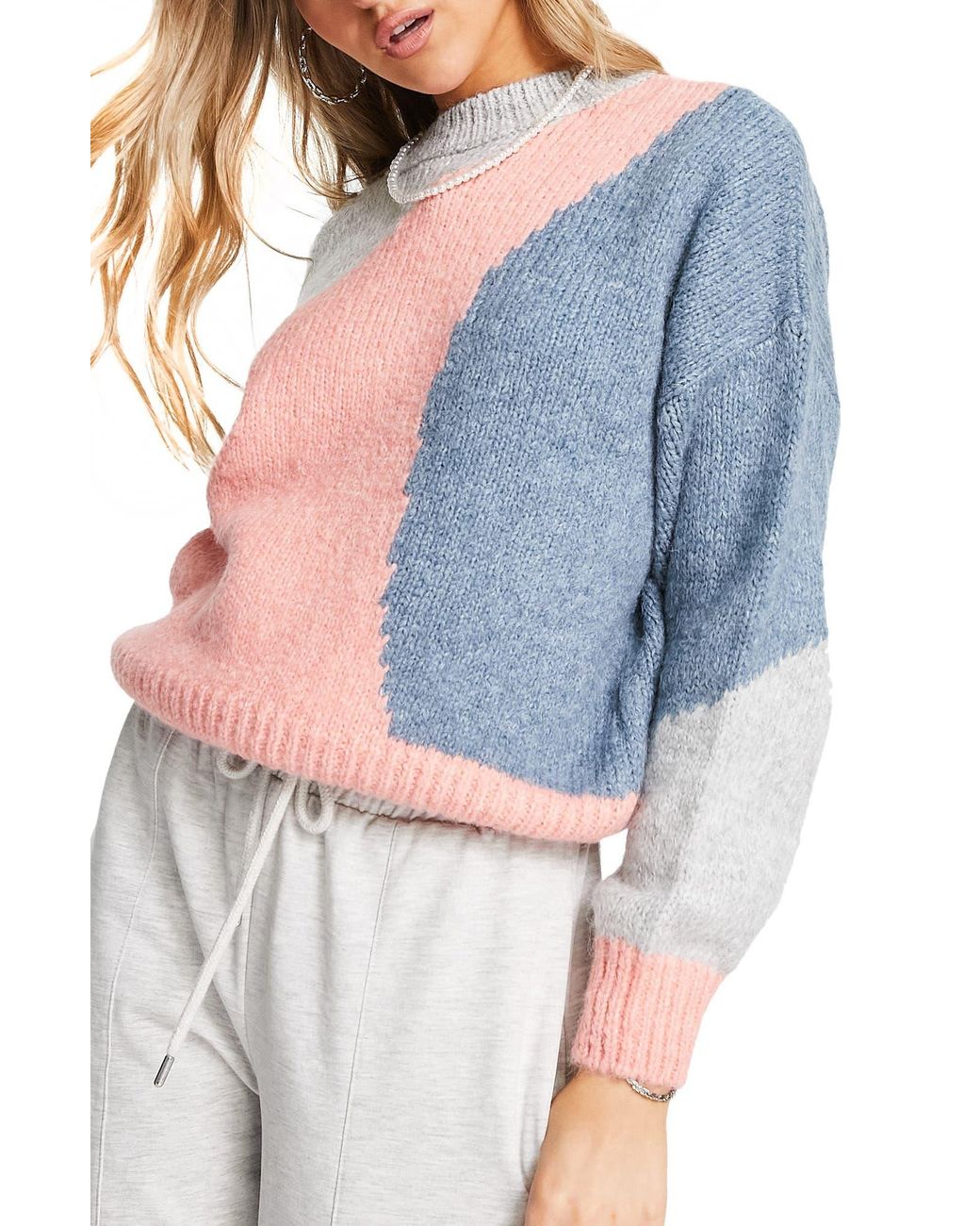 Nordstrom color block sweater discount