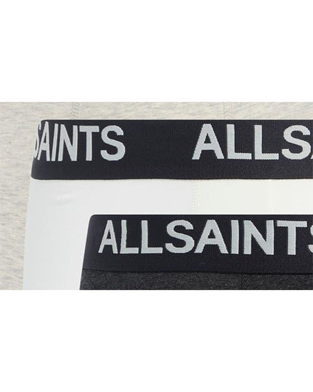 AllSaints Black 4-Pack Trunks for men