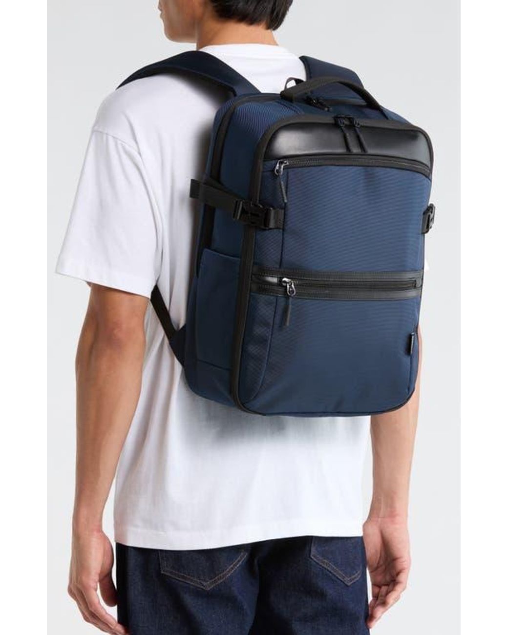 Bonobos Blue Ballistic Backpack for men