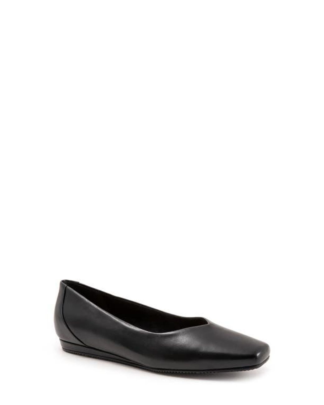 Softwalk® Black Vellore Flat
