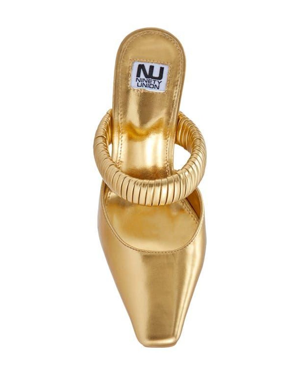 Ninety Union Metallic Luna Mule Pump
