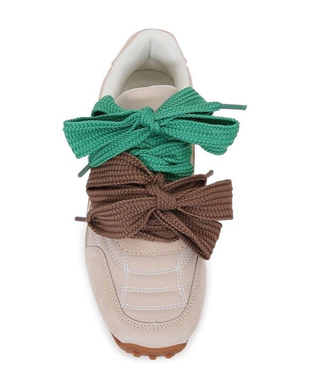BERNESS Green Ribbon Lace Sneaker