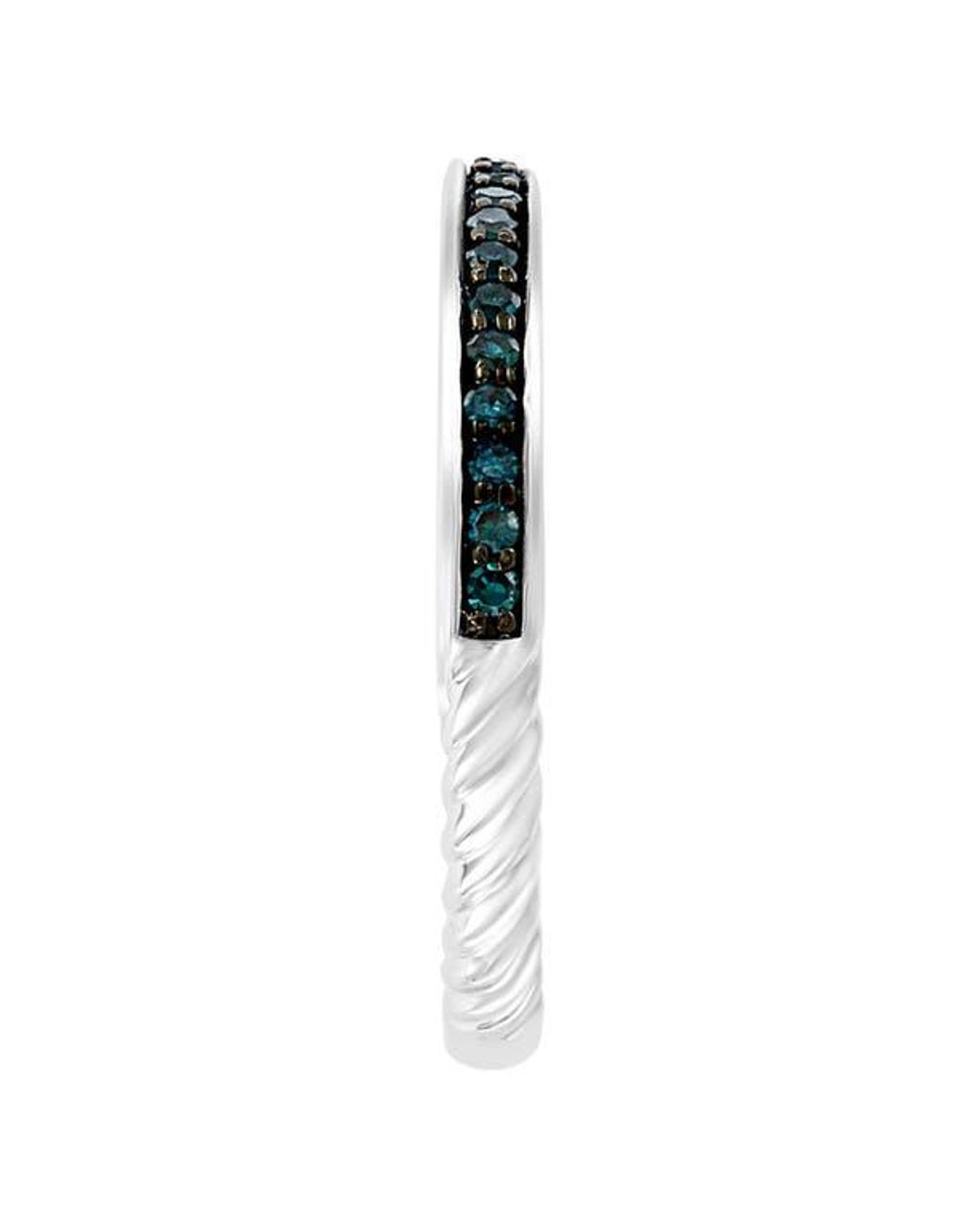 Effy Black Diamond Stacking Ring