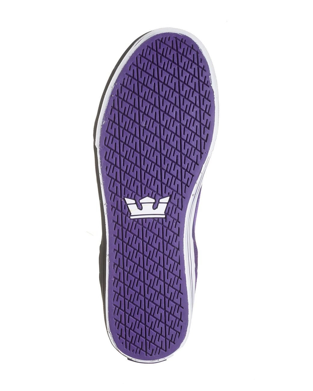 Supra Vaider Suede High Top Sneaker in Purple for Men | Lyst