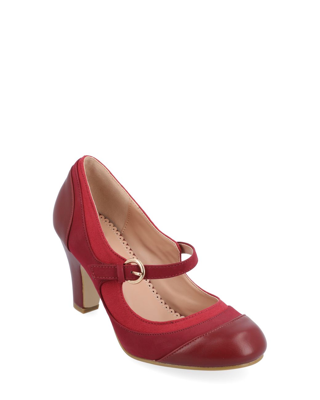 Journee Collection Siri Mary Jane Pump in Red Lyst