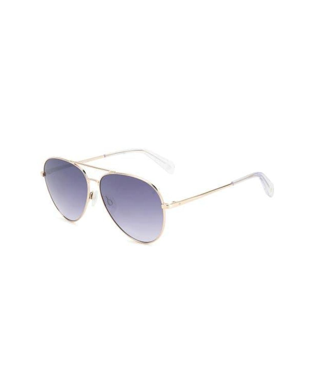 Rag & Bone Purple 59Mm Aviator Sunglasses for men