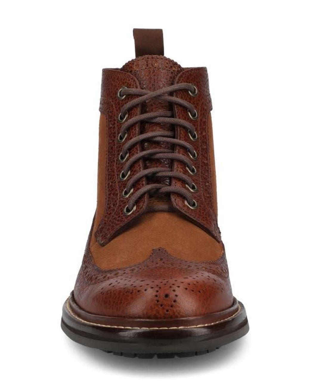 Taft Brown The Boston Longwing Boot for men