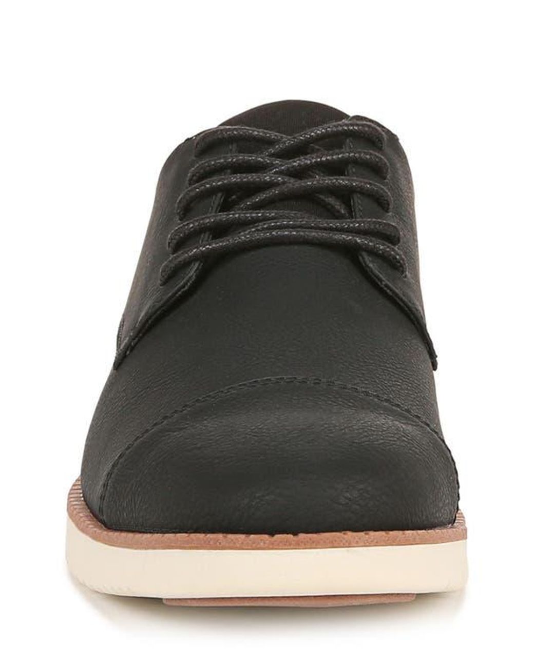 Dr. Scholls Black Sync Cap Derby for men