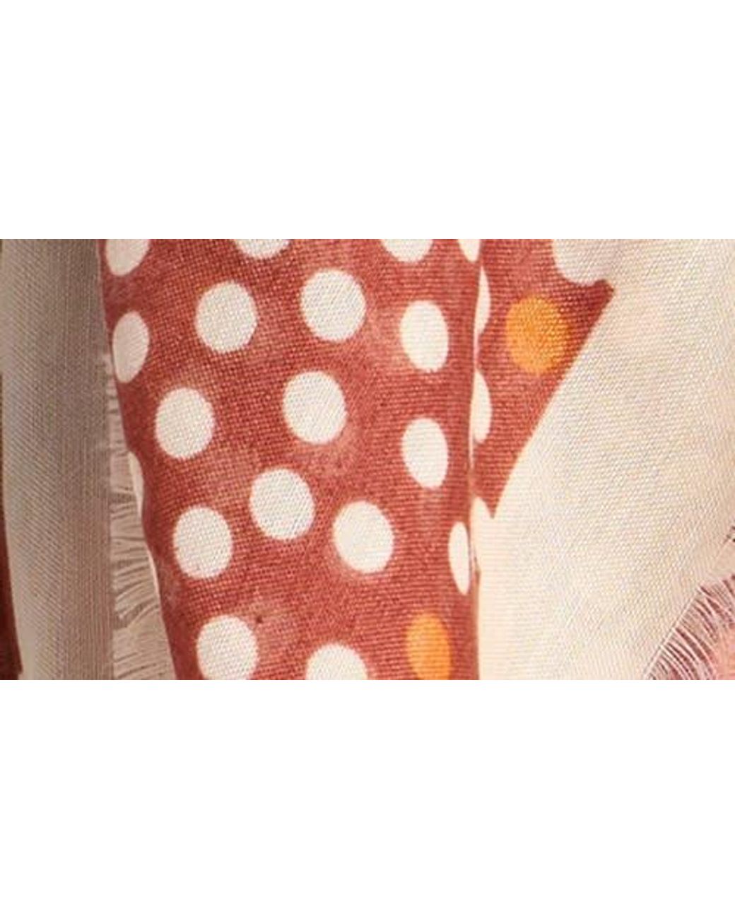 BCBGeneration White Polka Dot Scarf