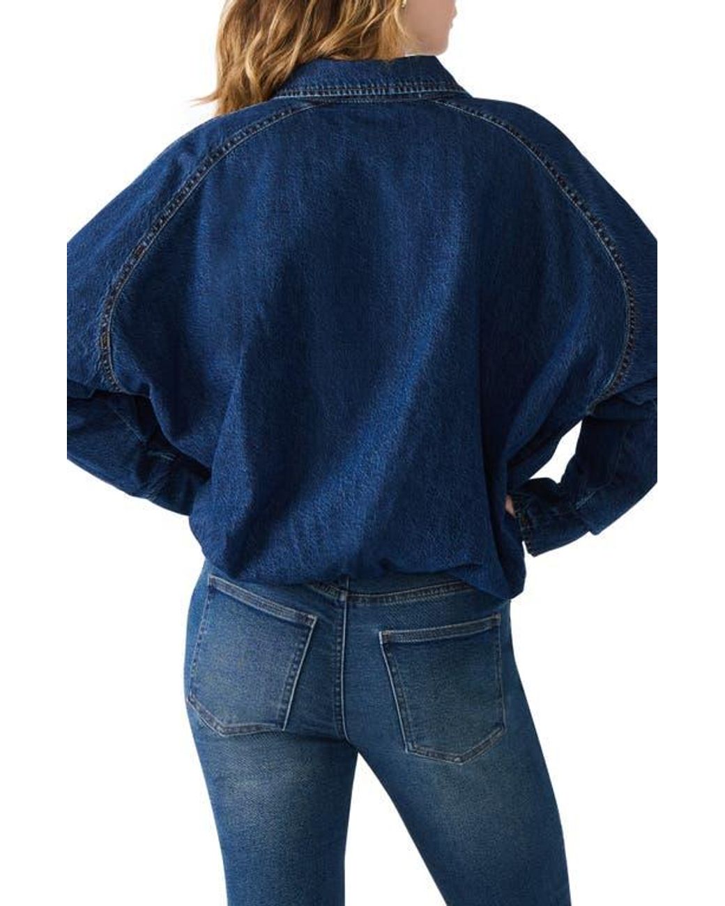 Steve Madden Blue Mackey Denim Jacket