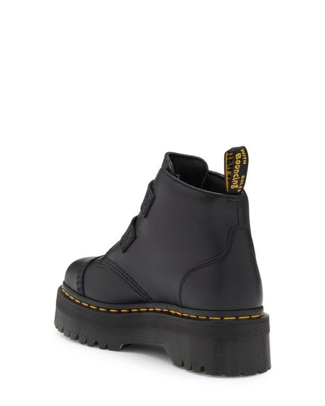 Dr. Martens Black Devon Platform Boot
