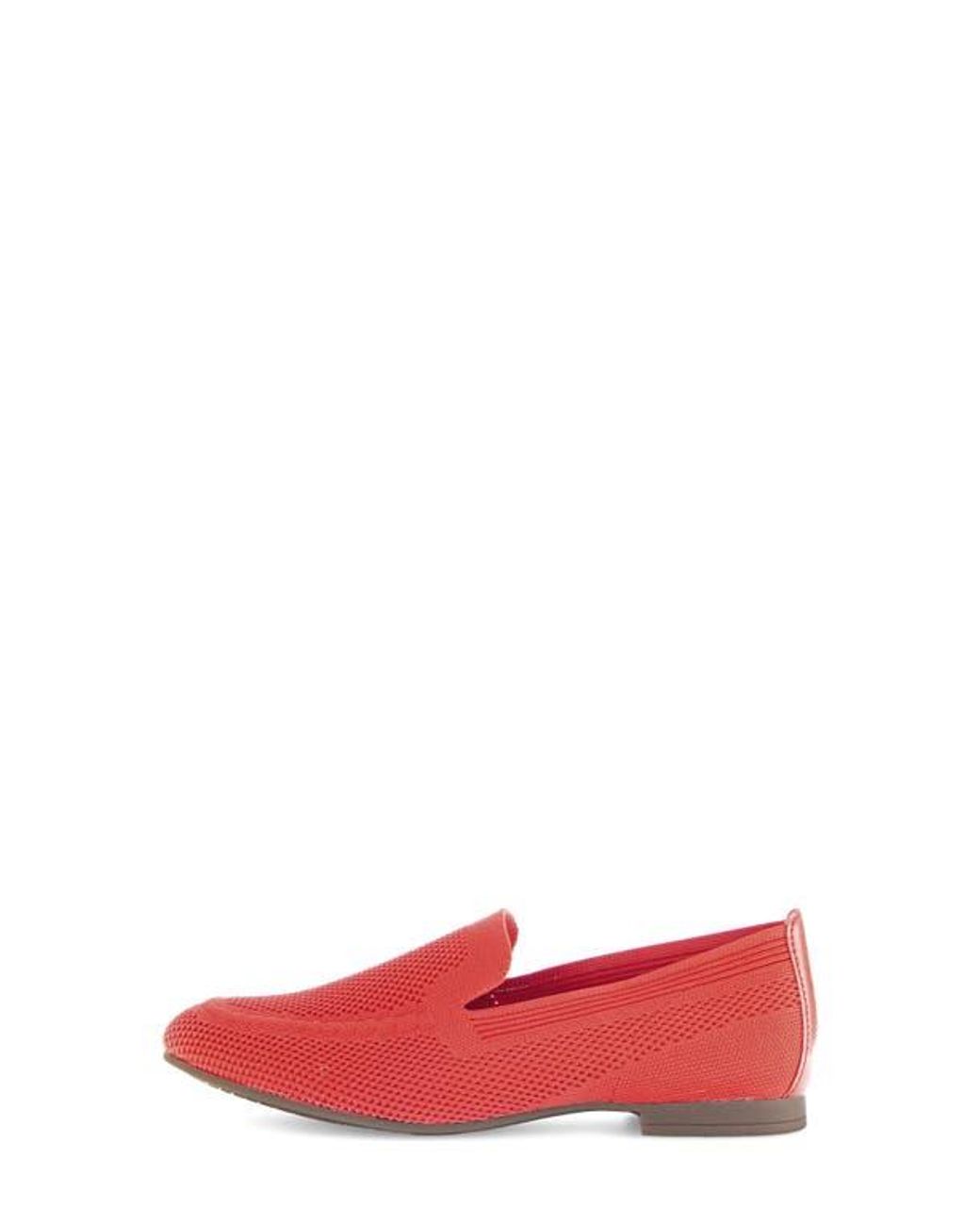 Gabor Red Rhinestone Knit Loafer
