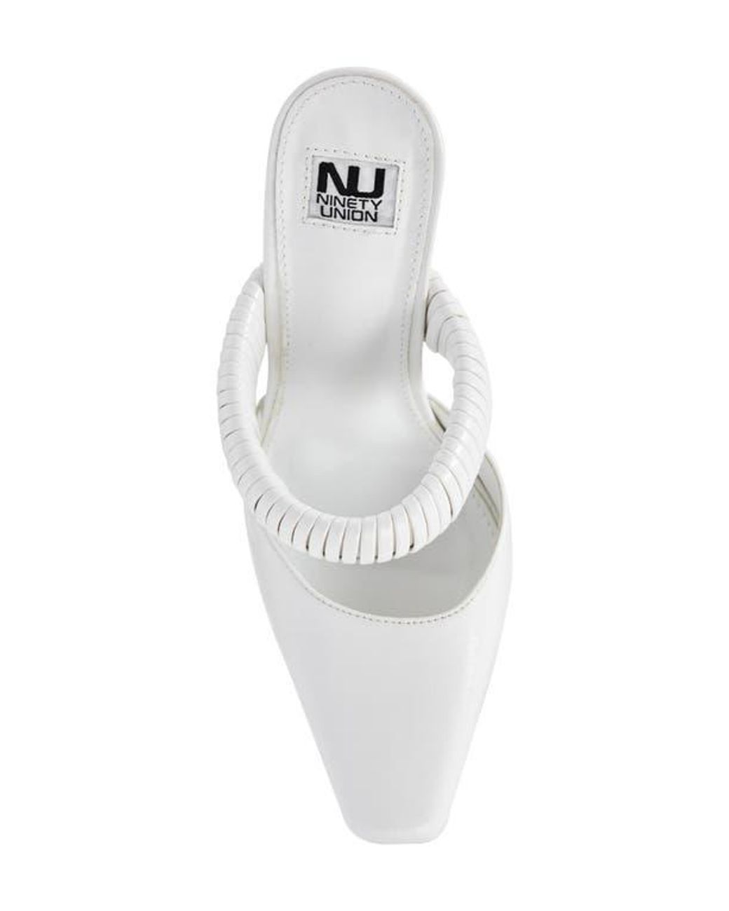 Ninety Union White Luna Mule Pump