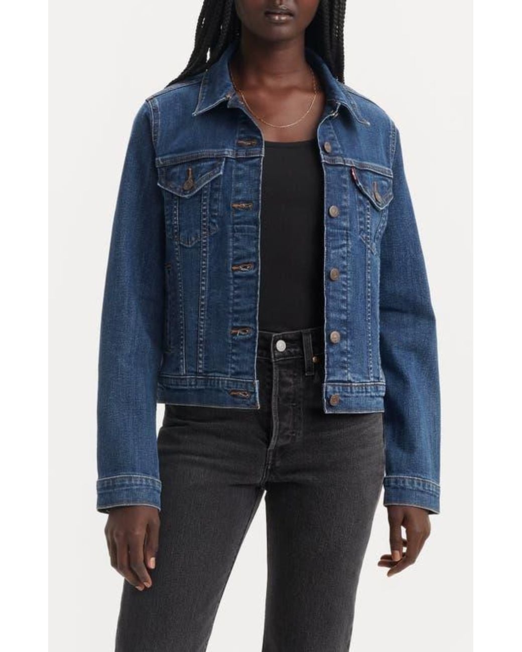 Levi's Blue Levi'S(R) Original Trucker (See Her Run) Vest