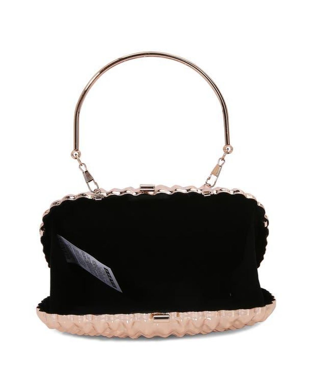 BERNESS Metallic Shell Clutch