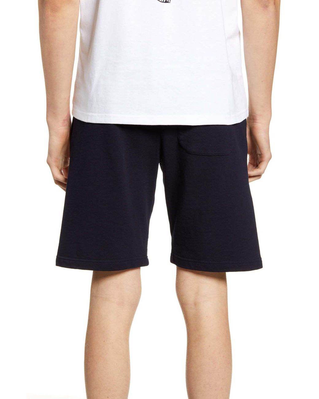 College Athletic Shorts in Dark Navy 