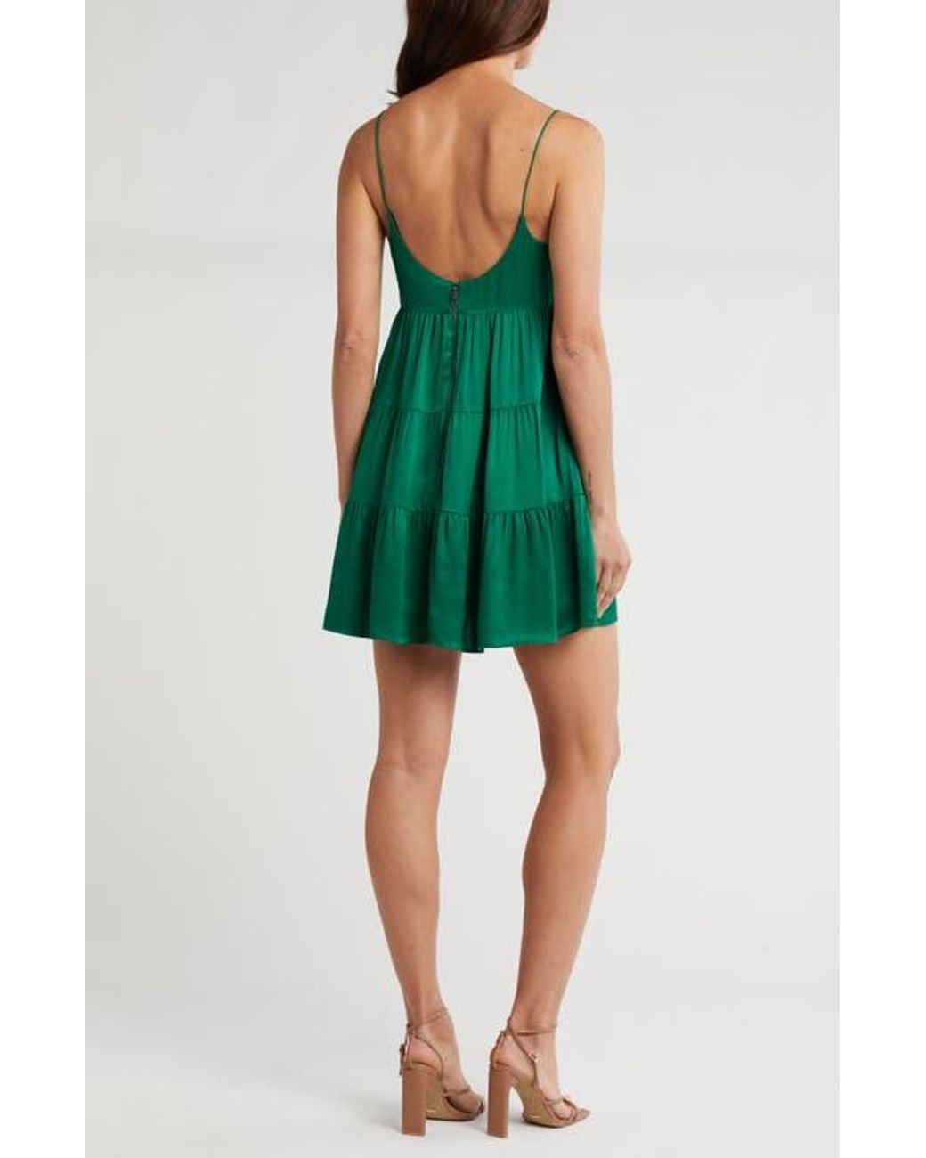 slim fit dress slacks Charlotte mini, dark green crepe de chine mini dress with floral print   ROSES LACE