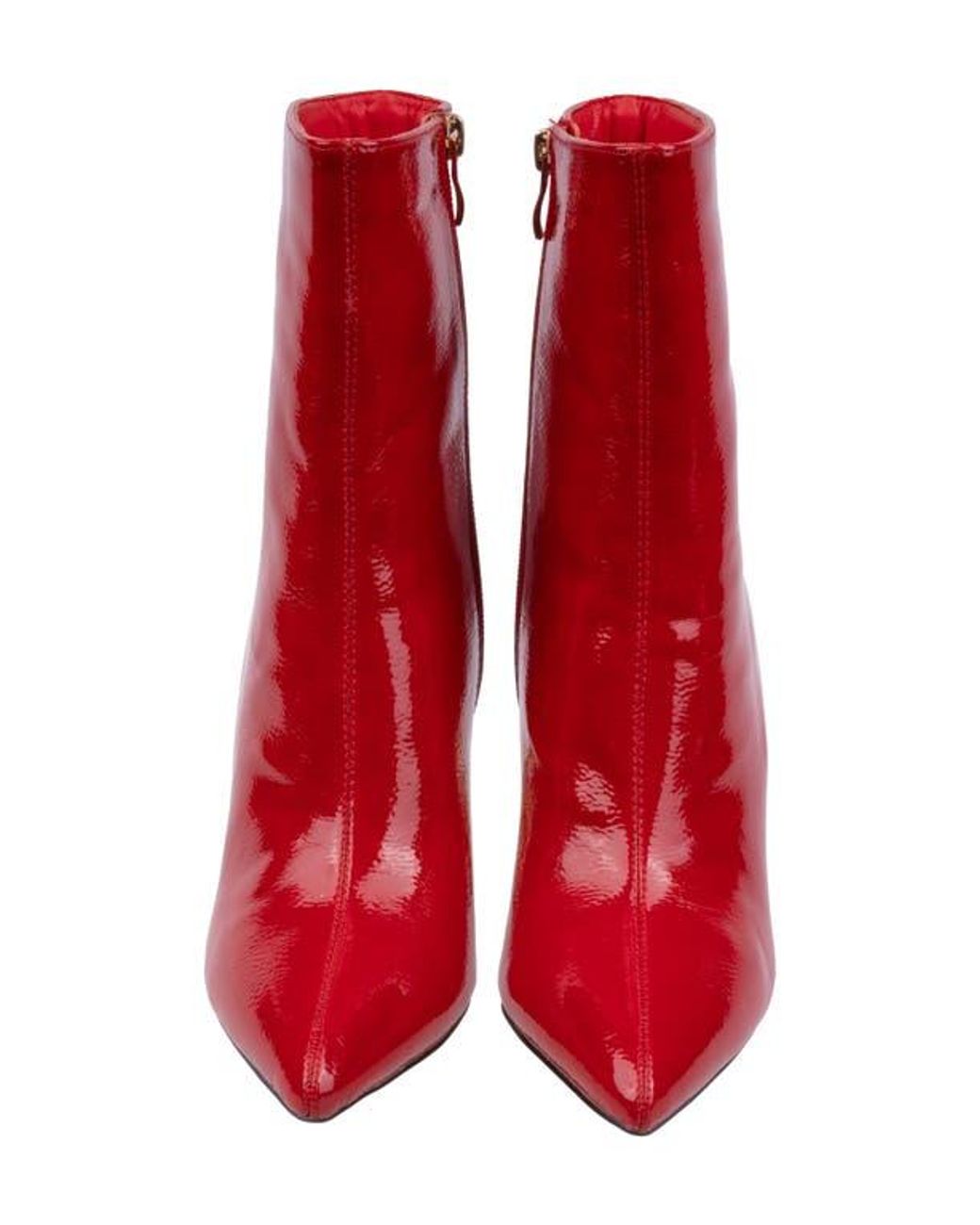Lady Couture Red Crown Pointed Toe Bootie