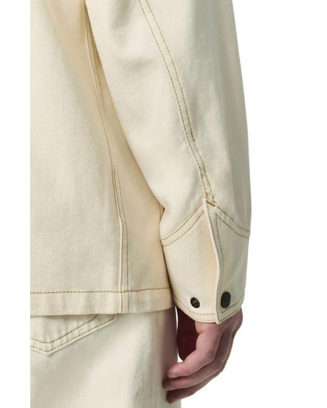 Rag & Bone Natural Graham Denim Chore Jacket for men