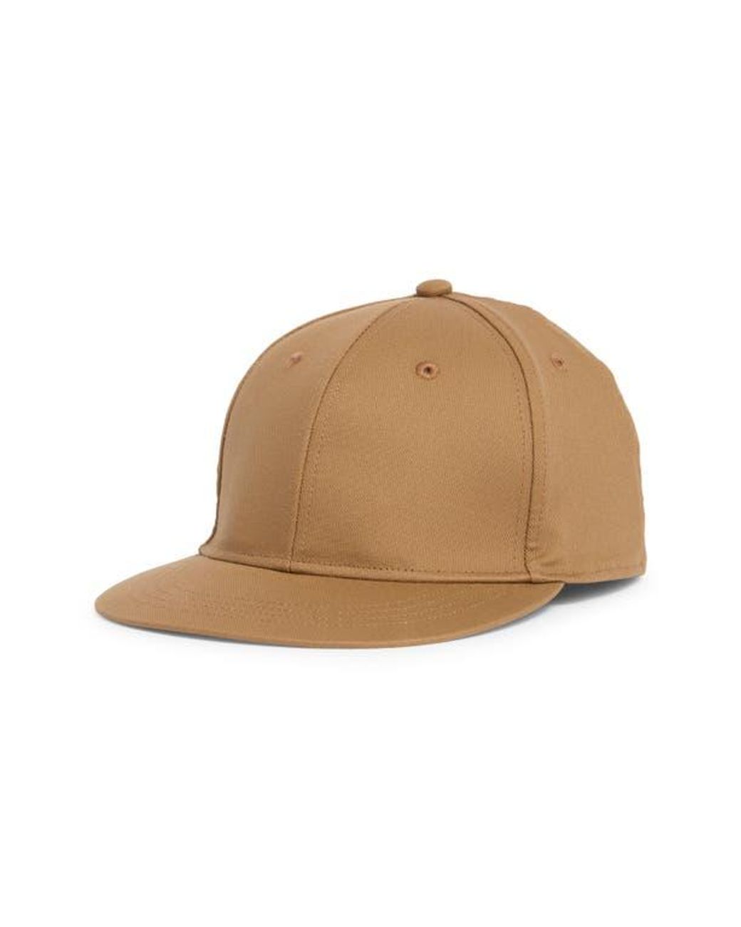 Nordstrom Rack Natural Laminated Flat Bill Baseball Cap for men