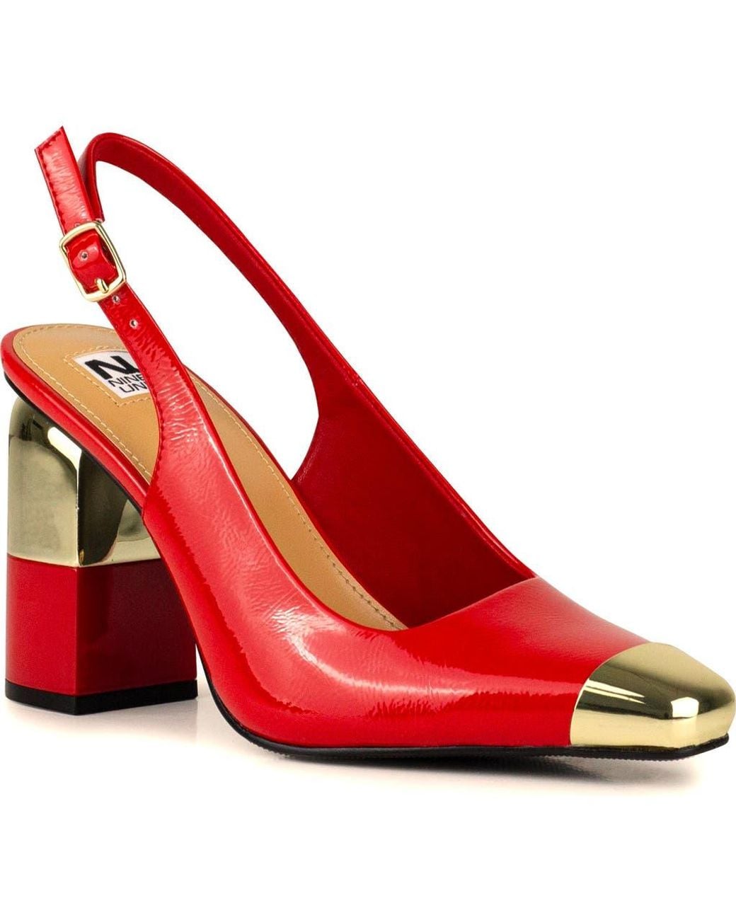 Ninety Union Red Nova Slingback Pump