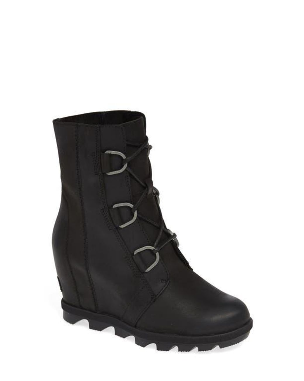 Sorel Waterproof Wedge Winter Boots in Black Lyst