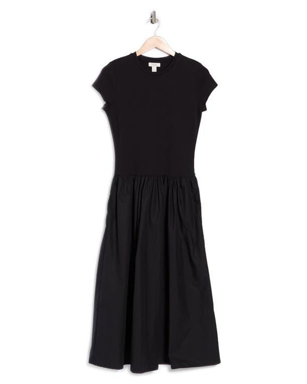 nordstrom rack black dress Nordstrom Rack Women's Small Chiffon Black Sleeveless Shift Dress with  Pockets