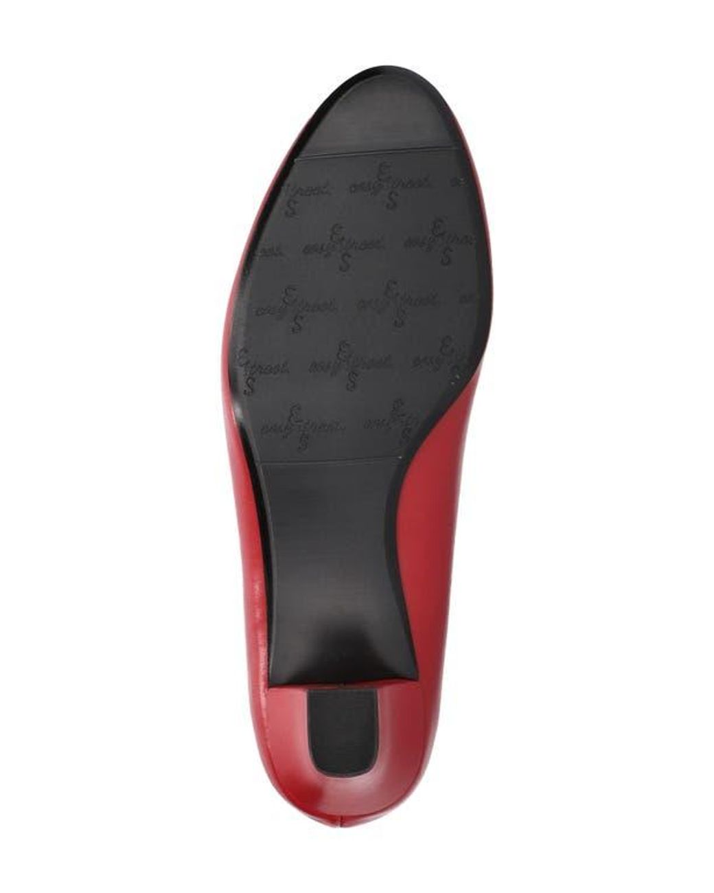 Easy Street Red Ballari Round Toe Pump