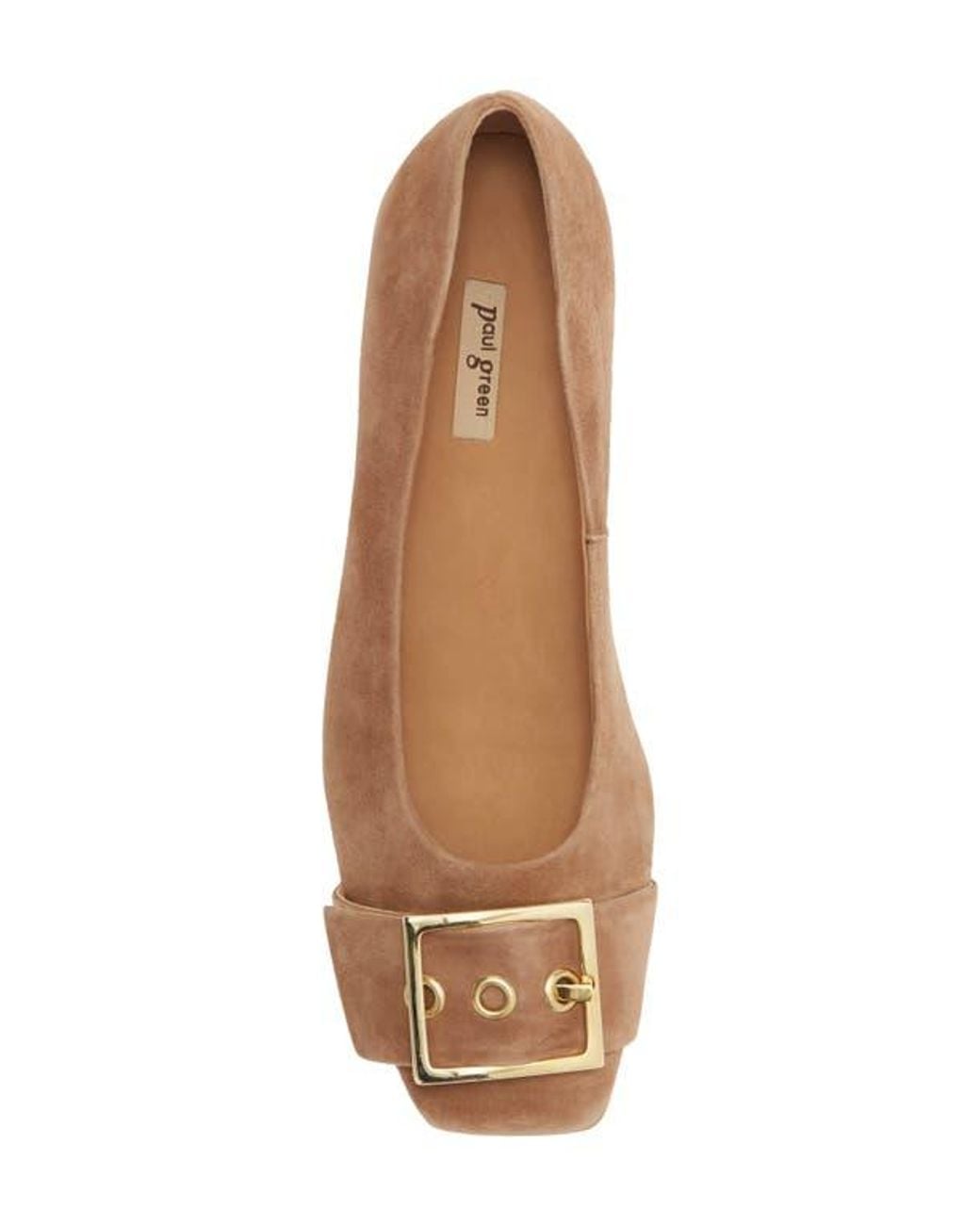 Paul Green Brown Devony Buckle Flat