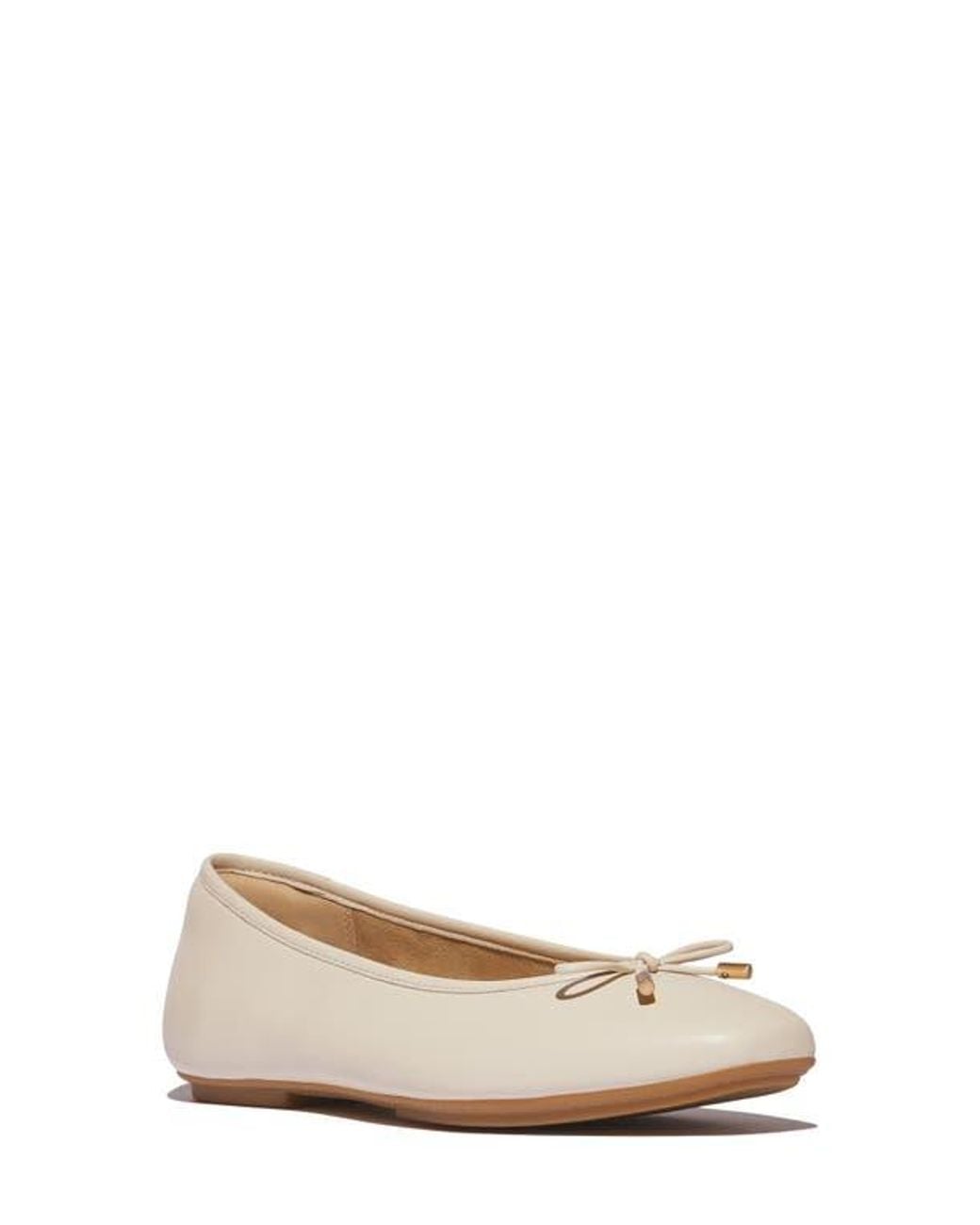 Fitflop Natural Delicato Ballet Flat