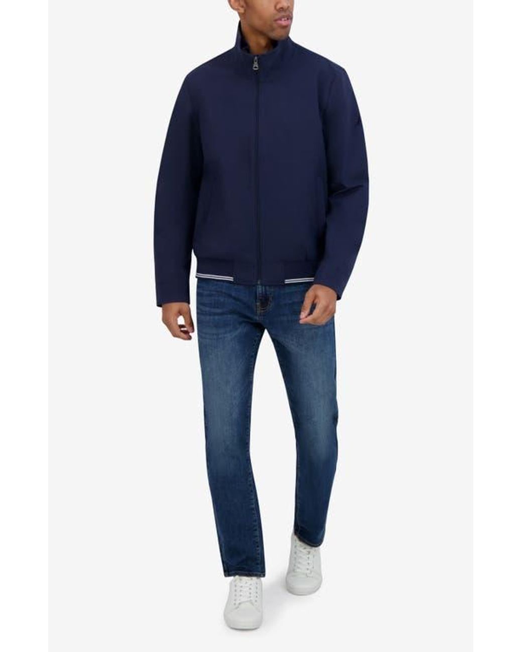 Nautica Blue Bomber Jacket for men