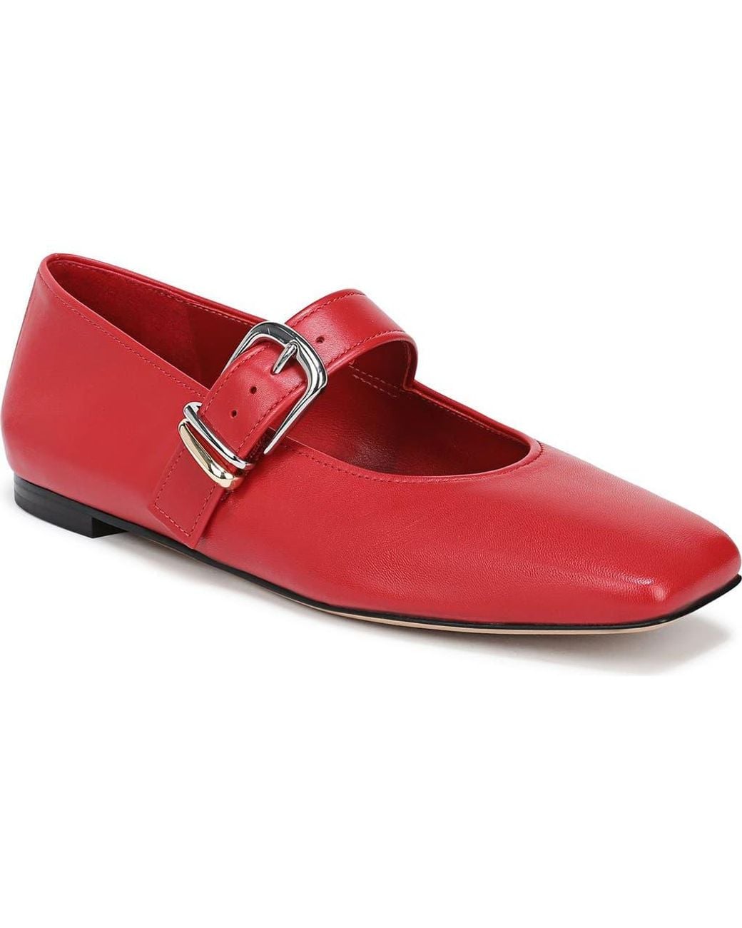 Vince Red Daniela Mary Jane Flat