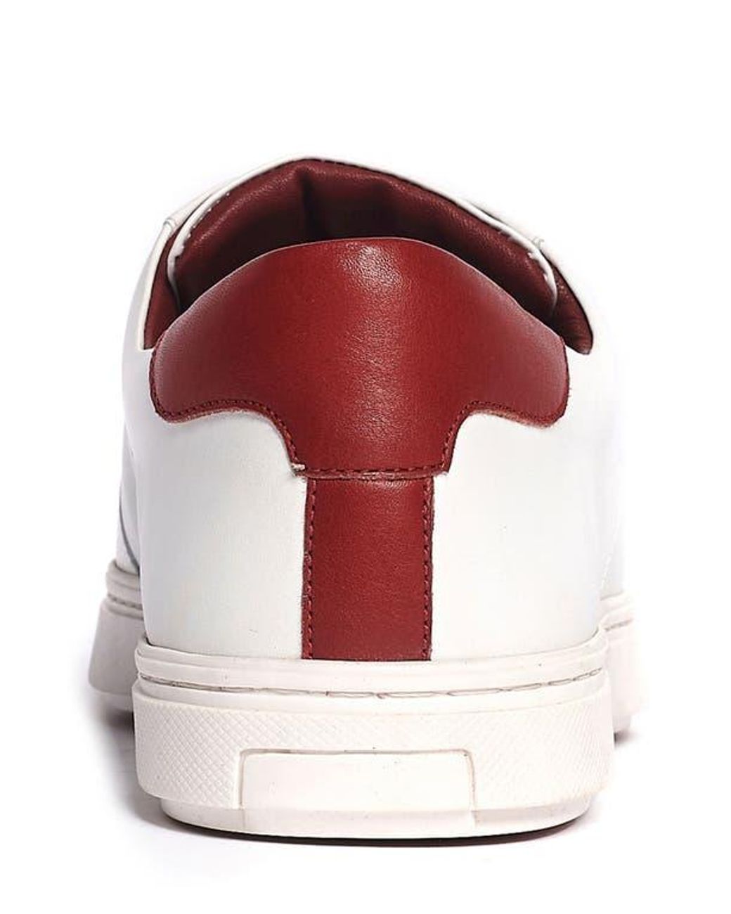 Anthony Veer White Kips Low Top Leather Sneakers for men
