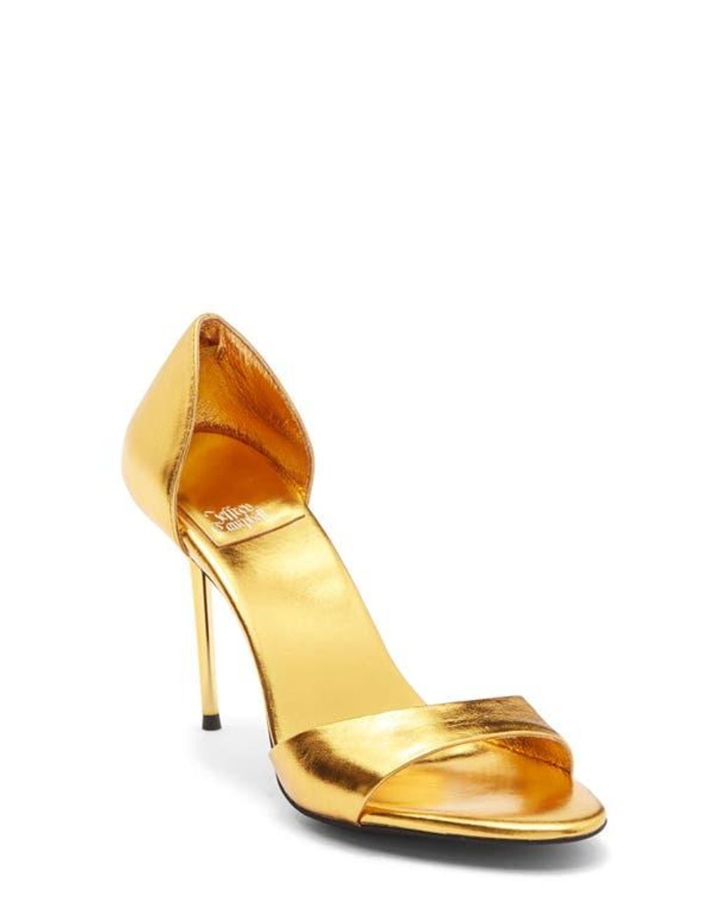 Jeffrey Campbell Metallic Cheat Code Stiletto Sandal