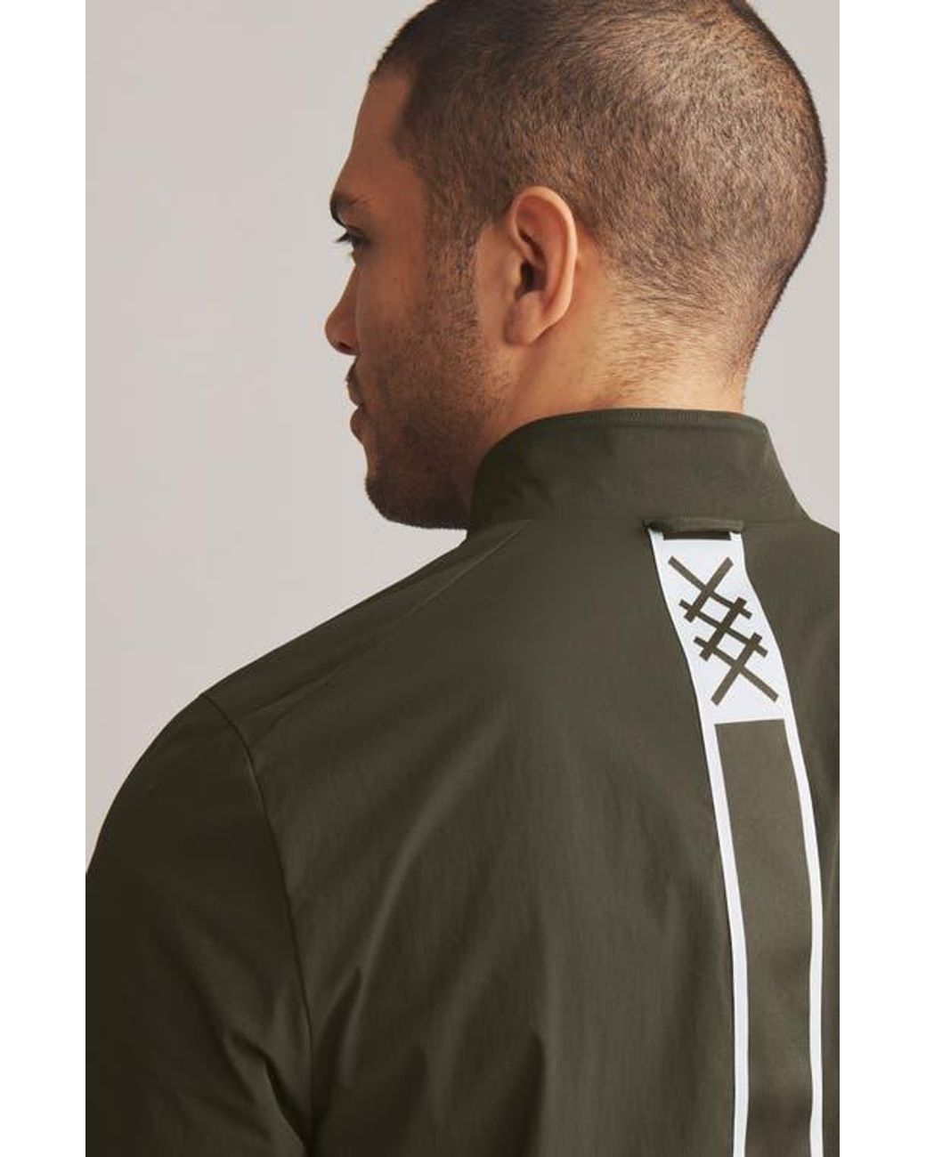 Rhone Green Coaches Jacket for men