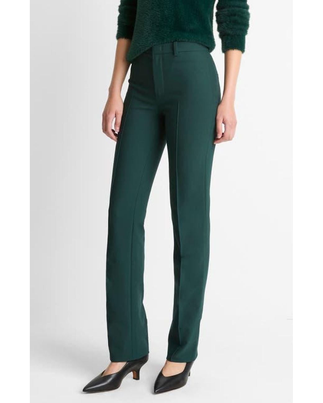 Vince Green Ankle Cigarette Pants